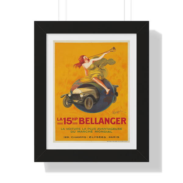 La 15hp Bellanger by Leonetto Cappiello - Framed Print - Zapista