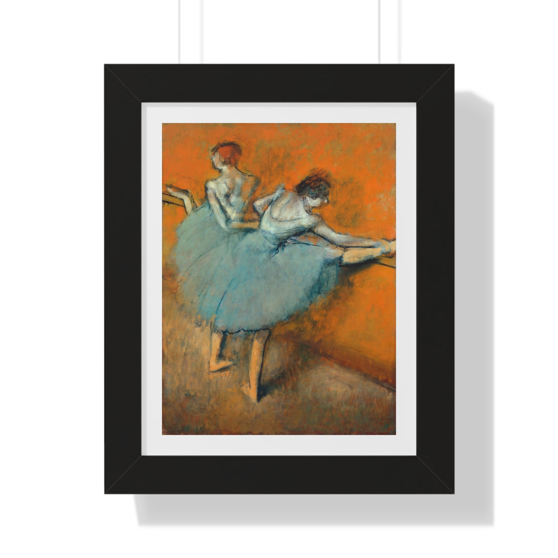 Dancers At The Barre by Edgar Degas - Framed Print - Zapista