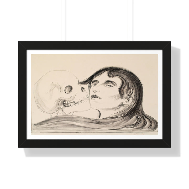 The Kiss of Death by Edvard Munch - Framed Print - Zapista