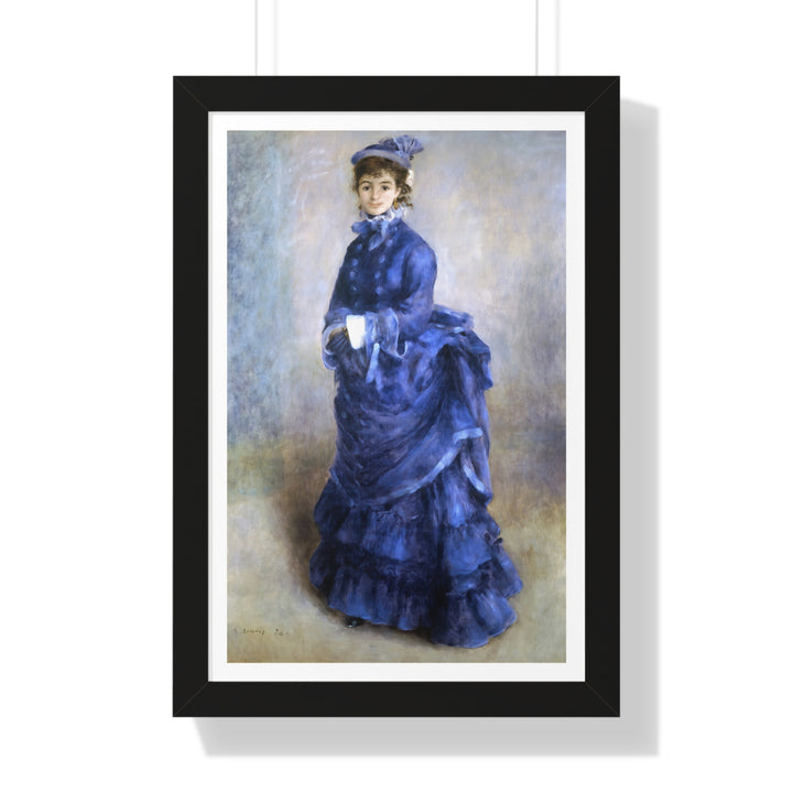 La Parisienne by Pierre-Auguste Renoir - Framed Print - Zapista