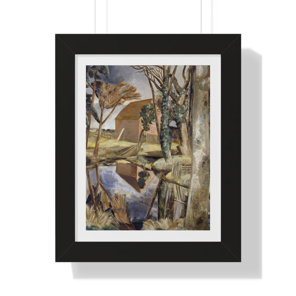 Oxenbridge Pond by Paul Nash - Framed Print - Zapista