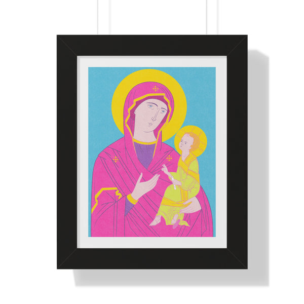 Theotokos Contemporary - Framed Print - Zapista