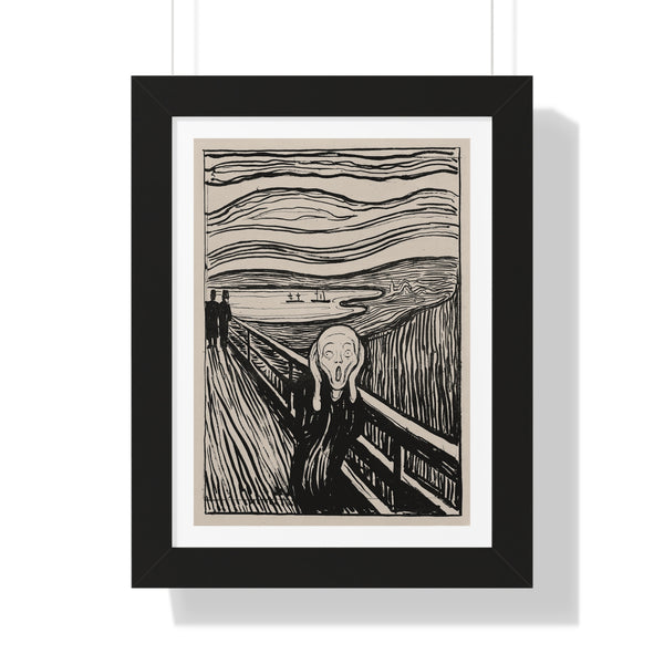 The Scream by Edvard Munch - Framed Print - Zapista