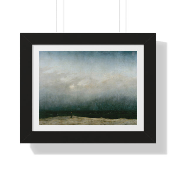 The Monk by the Sea by Caspar David Friedrich - Framed Print - Zapista