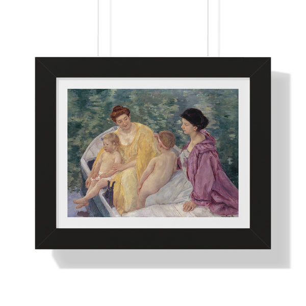 Le Bain by Mary Cassatt - Framed Print - Zapista