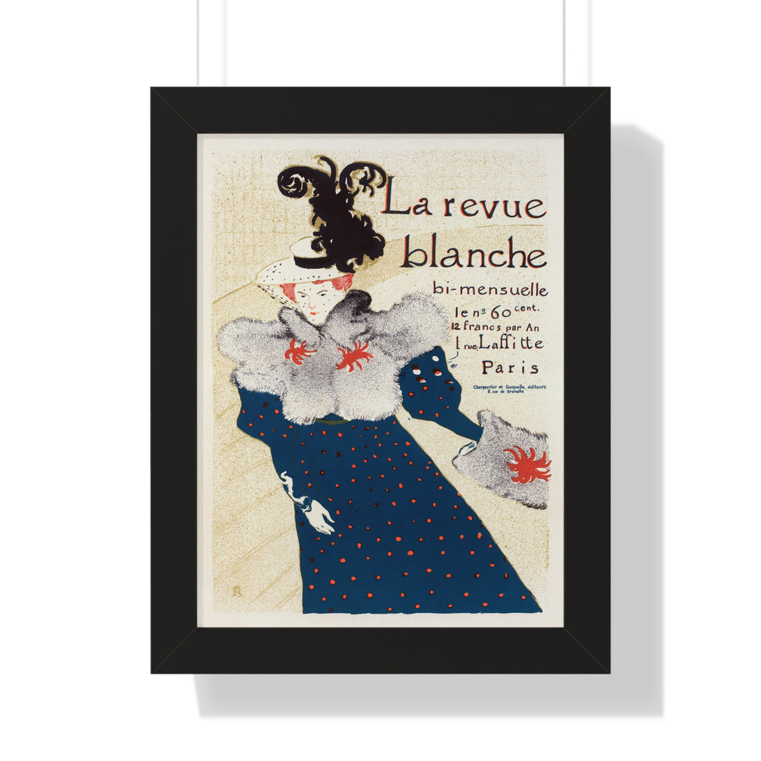 La Revue Blanche by Henri de Toulouse-Lautrec - Framed Print - Zapista