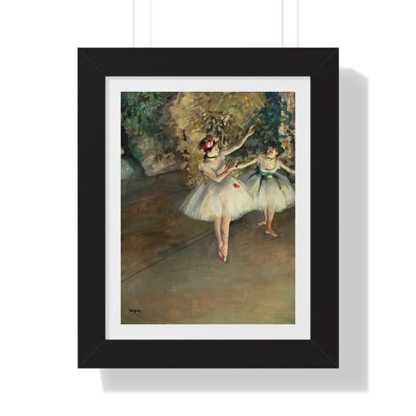 Two Dancers on a Stage by Edgar Degas - Framed Print - Zapista