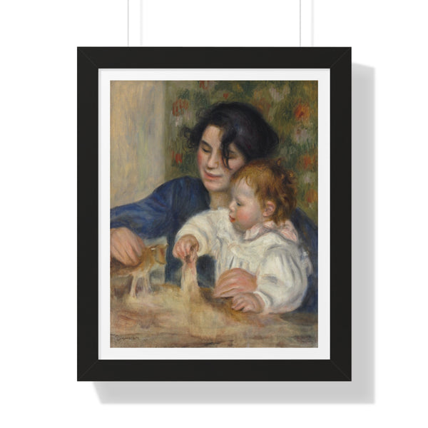 Gabrielle and Jean by Pierre-Auguste Renoir - Framed Print - Zapista