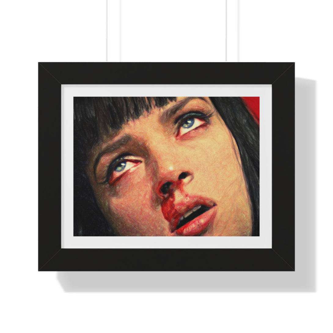 Mia Wallace - Framed Print - Zapista