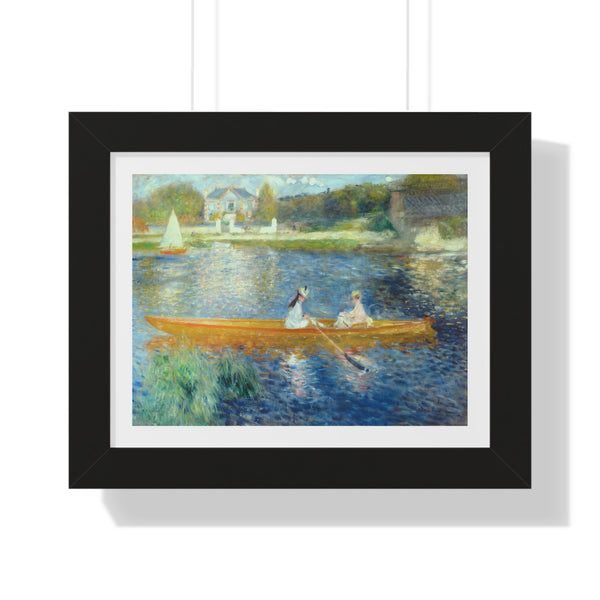 The Skiff by Pierre-Auguste Renoir - Framed Print - Zapista