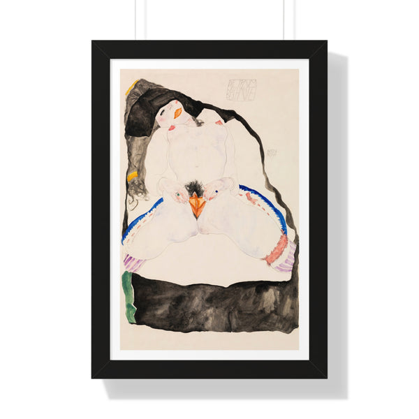 Observed in a Dream by Egon Schiele - Framed Print - Zapista