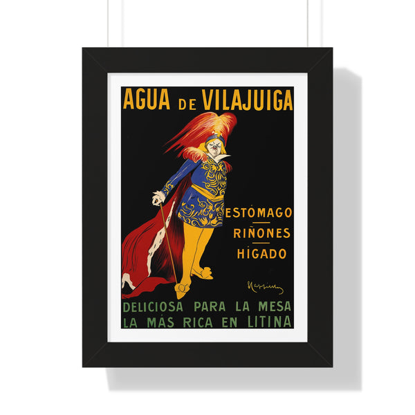 Agua De Vilajuiga by Leonetto Cappiello - Framed Print - Zapista