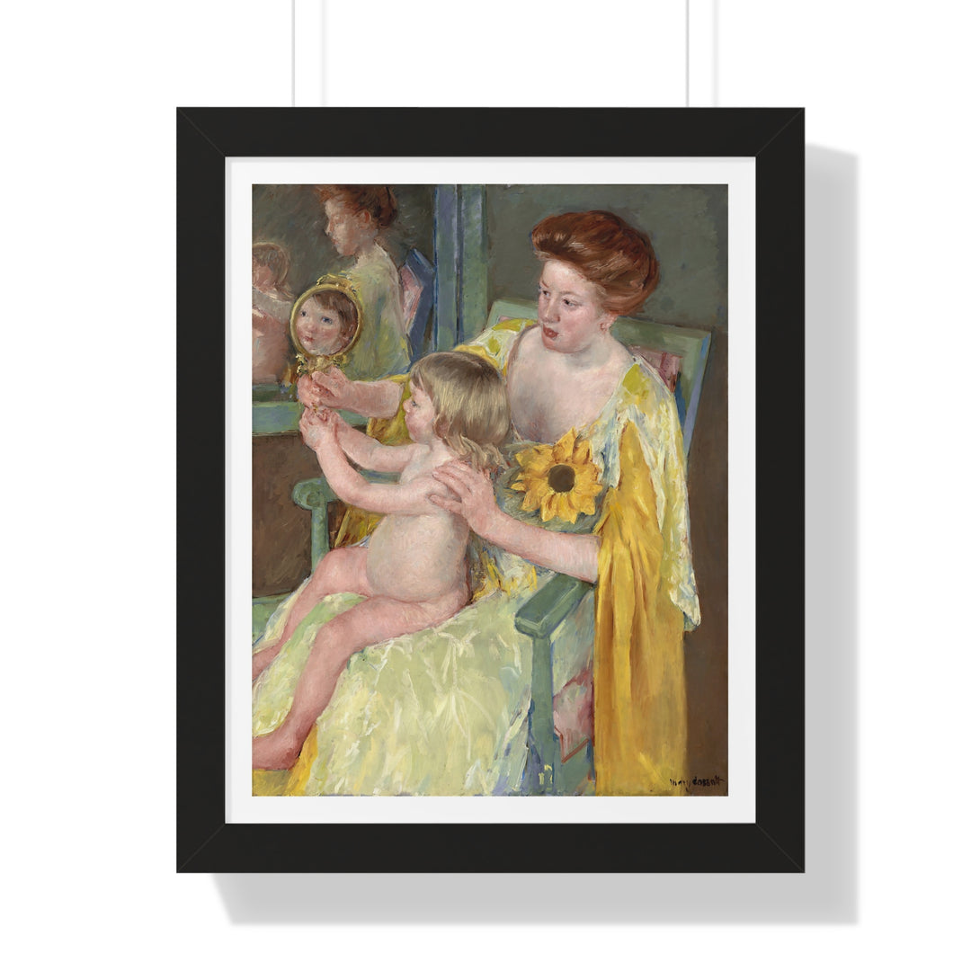 Mother and Child by Mary Cassatt - Framed Print - Zapista