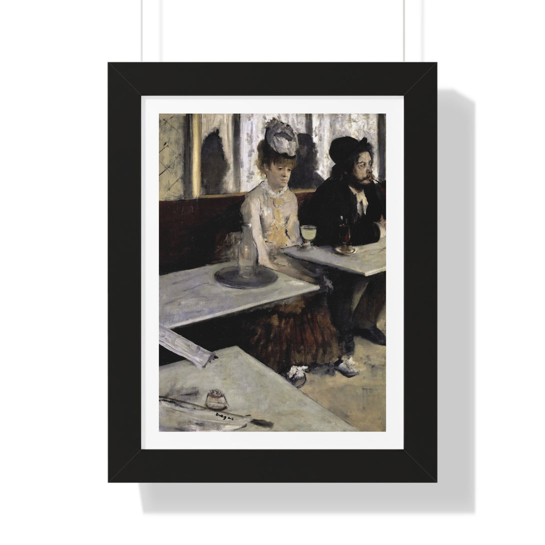 L'Absinthe (The Absinthe Drinker) by Edgar Degas - Framed Print - Zapista