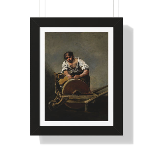 The Knifegrinder - Framed Print