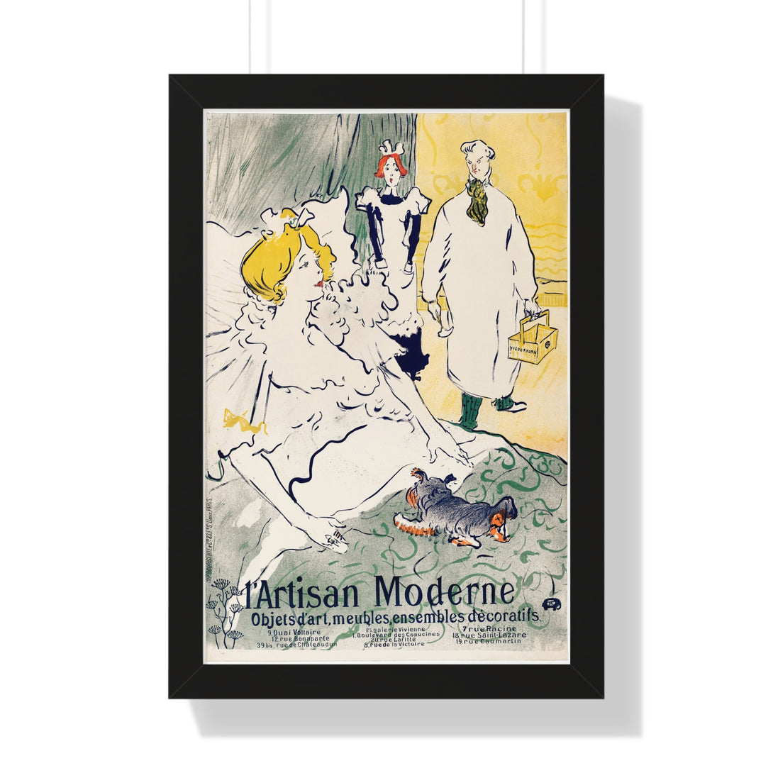 L’Artisan Moderne by Henri de Toulouse-Lautrec - Framed Print - Zapista