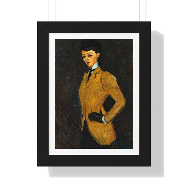 L’amazone by Amedeo Modigliani - Framed Print - Zapista