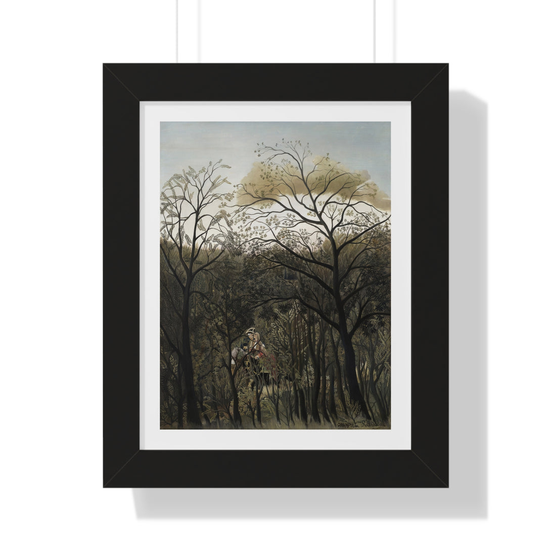 Rendezvous in the Forest by Henri Rousseau - Framed Print - Zapista