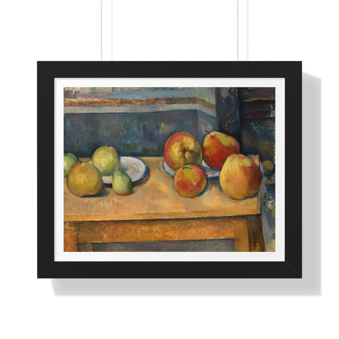 Still Life with Apples and Pears by Paul Cézanne - Framed Print - Zapista