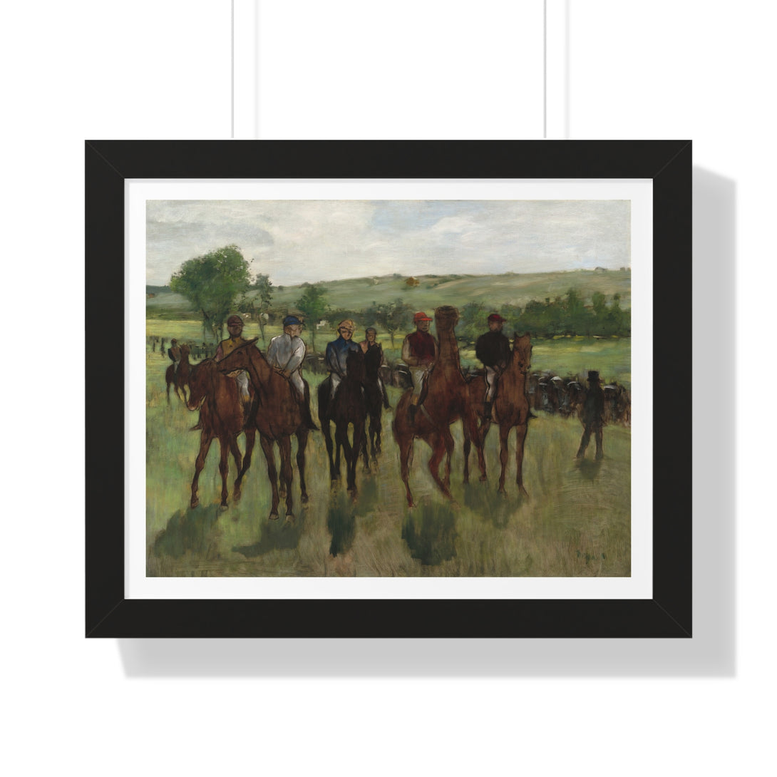 The Riders by Edgar Degas - Framed Print - Zapista