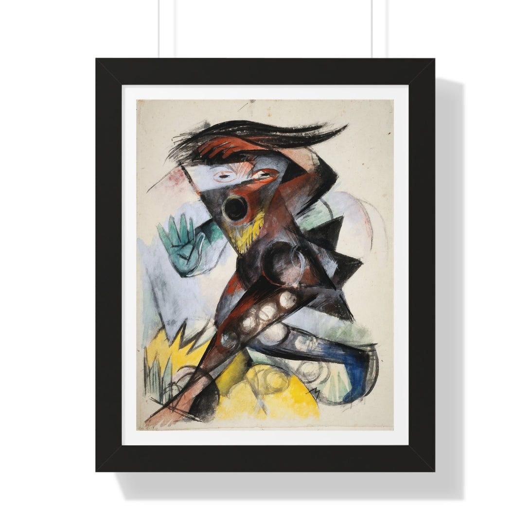 Caliban by Franz Marc - Framed Print - Zapista