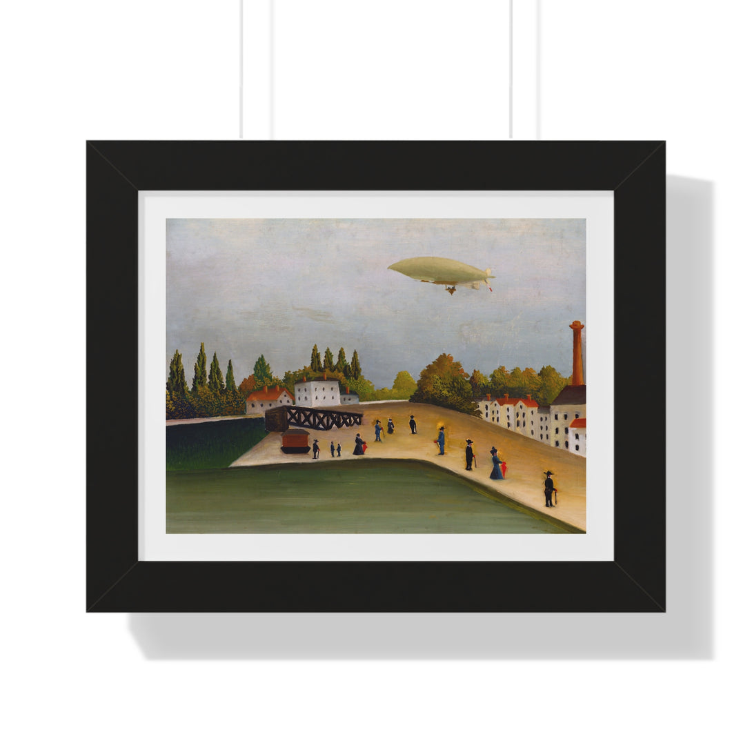 Quai d’Ivry by Henri Rousseau - Framed Print - Zapista