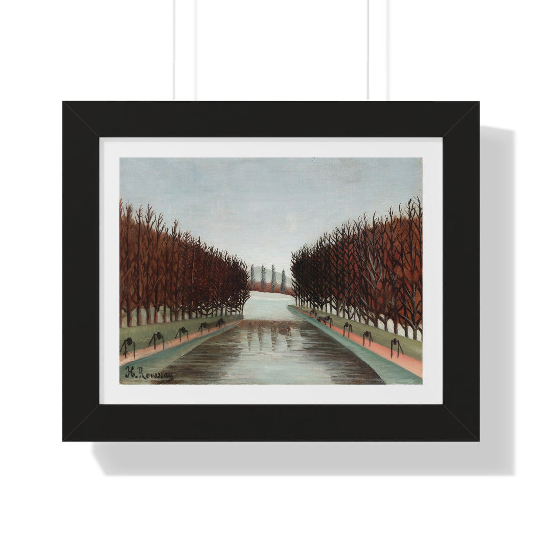 Le Canal by Henri Rousseau - Framed Print - Zapista