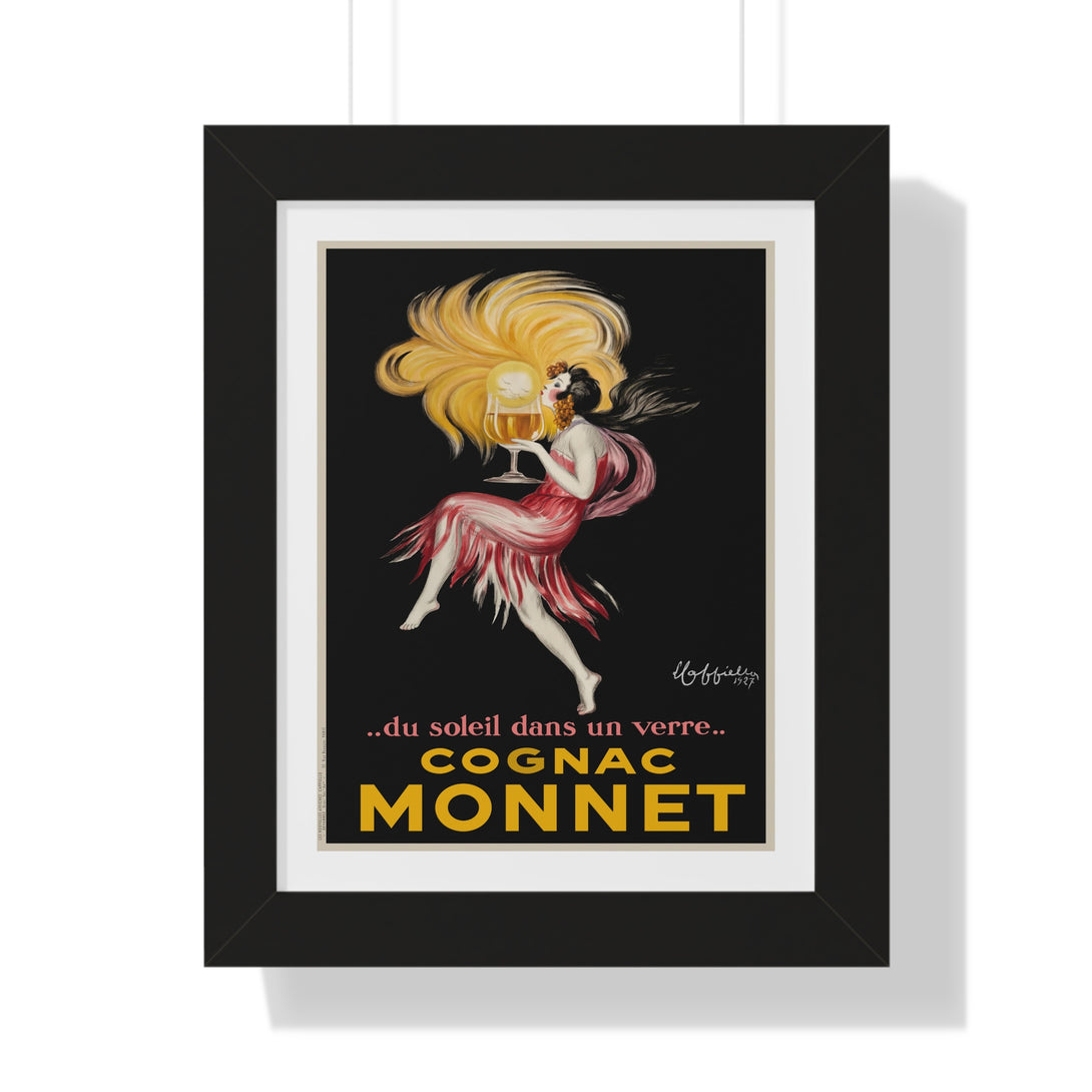 Cognac Monnet by Leonetto Cappiello - Framed Print - Zapista