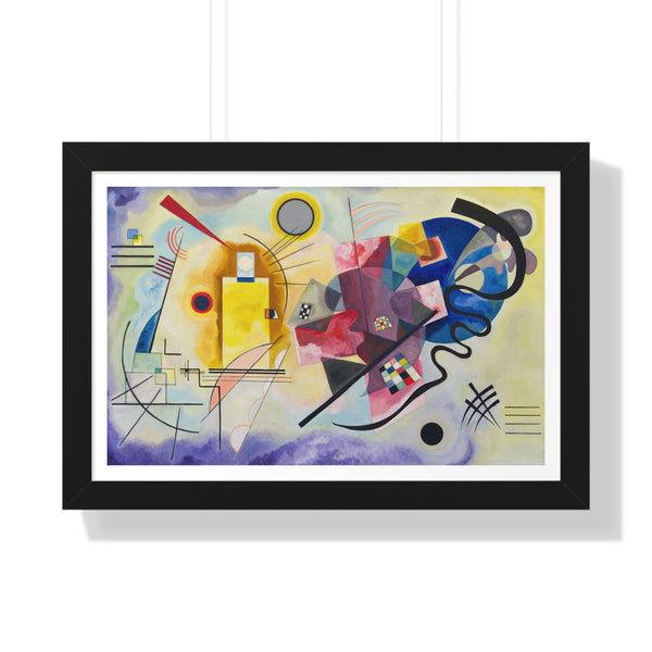 Yellow-Red-Blue - Framed Print