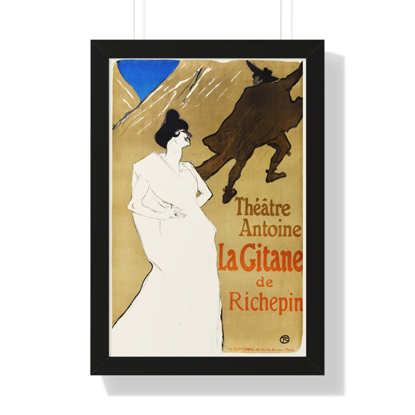 La Gitane by Henri de Toulouse-Lautrec - Framed Print - Zapista