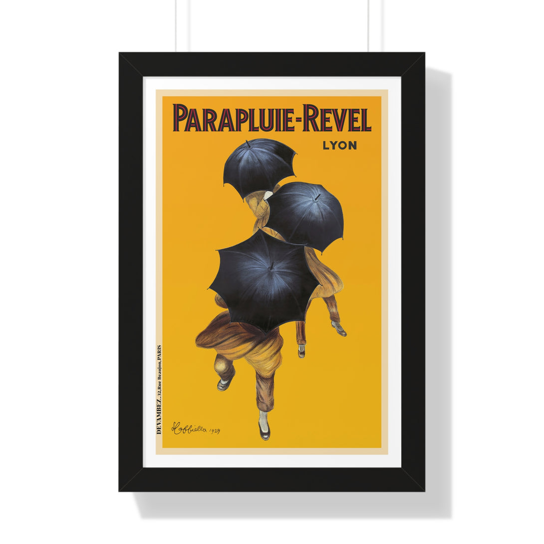 Parapluie Revel by Leonetto Cappiello - Framed Print - Zapista