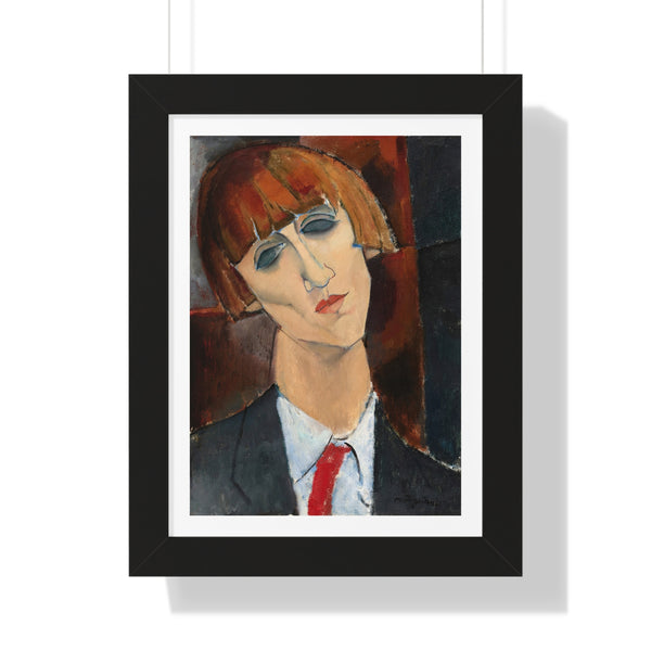 Madame Kisling by Amedeo Modigliani - Framed Print - Zapista