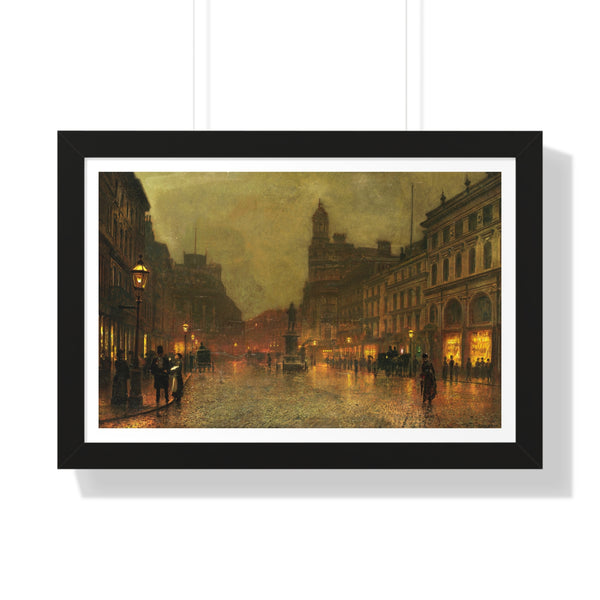 St Ann’s Square, Manchester by John Atkinson Grimshaw - Framed Print - Zapista