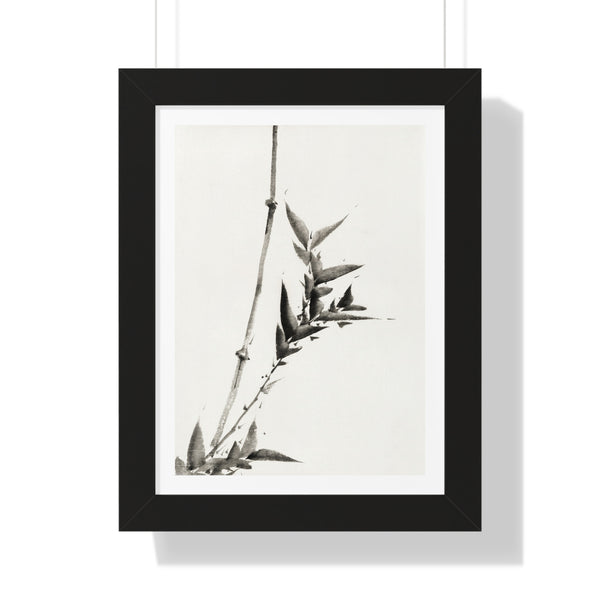 Bamboo by Katsushika Hokusai - Framed Print - Zapista