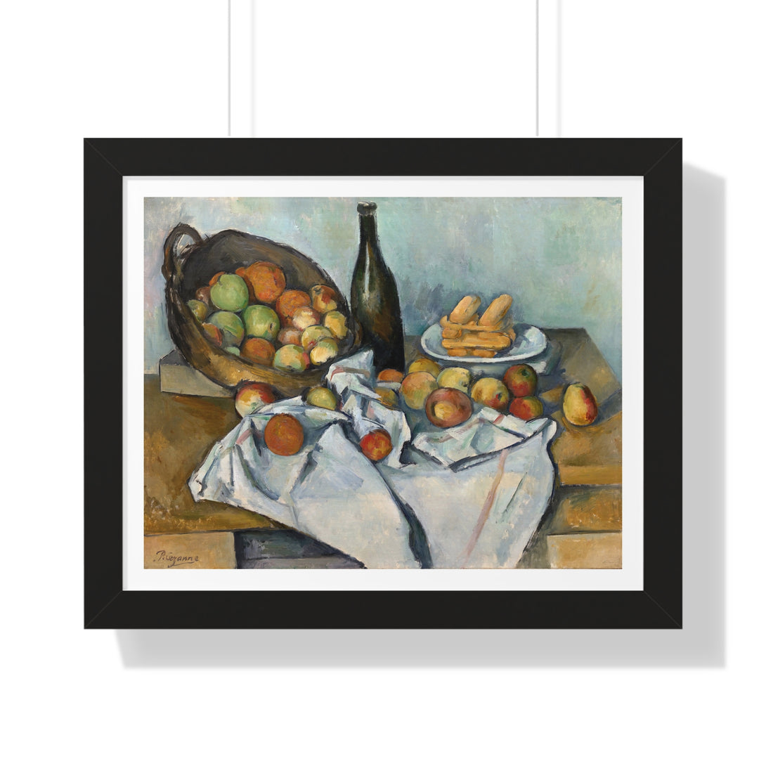 The Basket of Apples by Paul Cézanne - Framed Print - Zapista