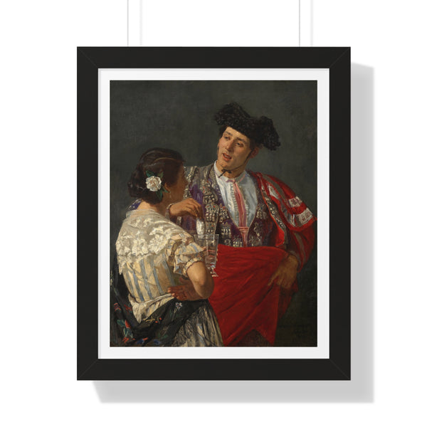 Offering the Panal to the Bullfighter by Mary Cassatt - Framed Print - Zapista