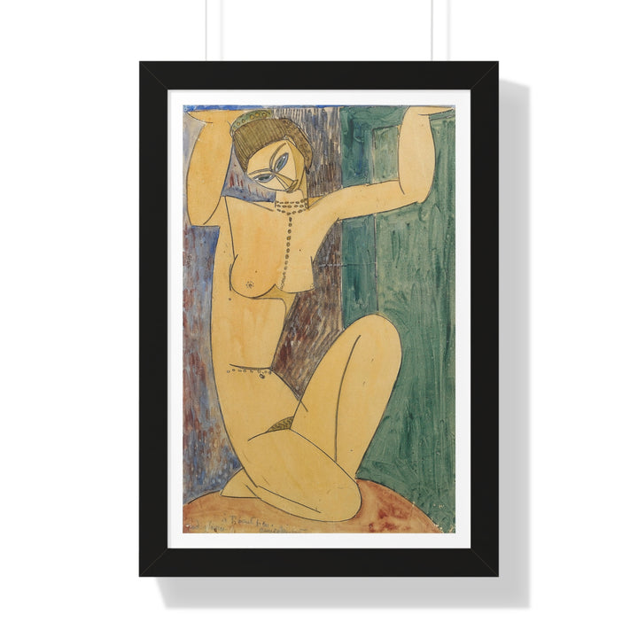 Cariatide by Amedeo Modigliani - Framed Print - Zapista