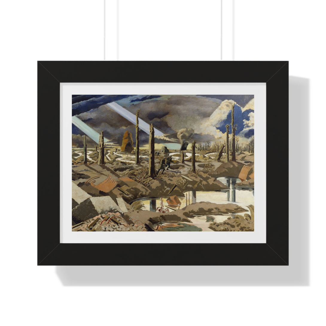 The Menin Road by Paul Nash - Framed Print - Zapista