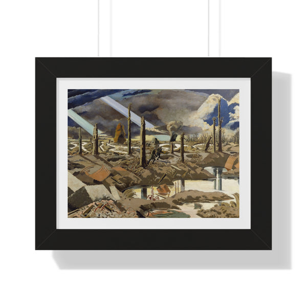 The Menin Road by Paul Nash - Framed Print - Zapista