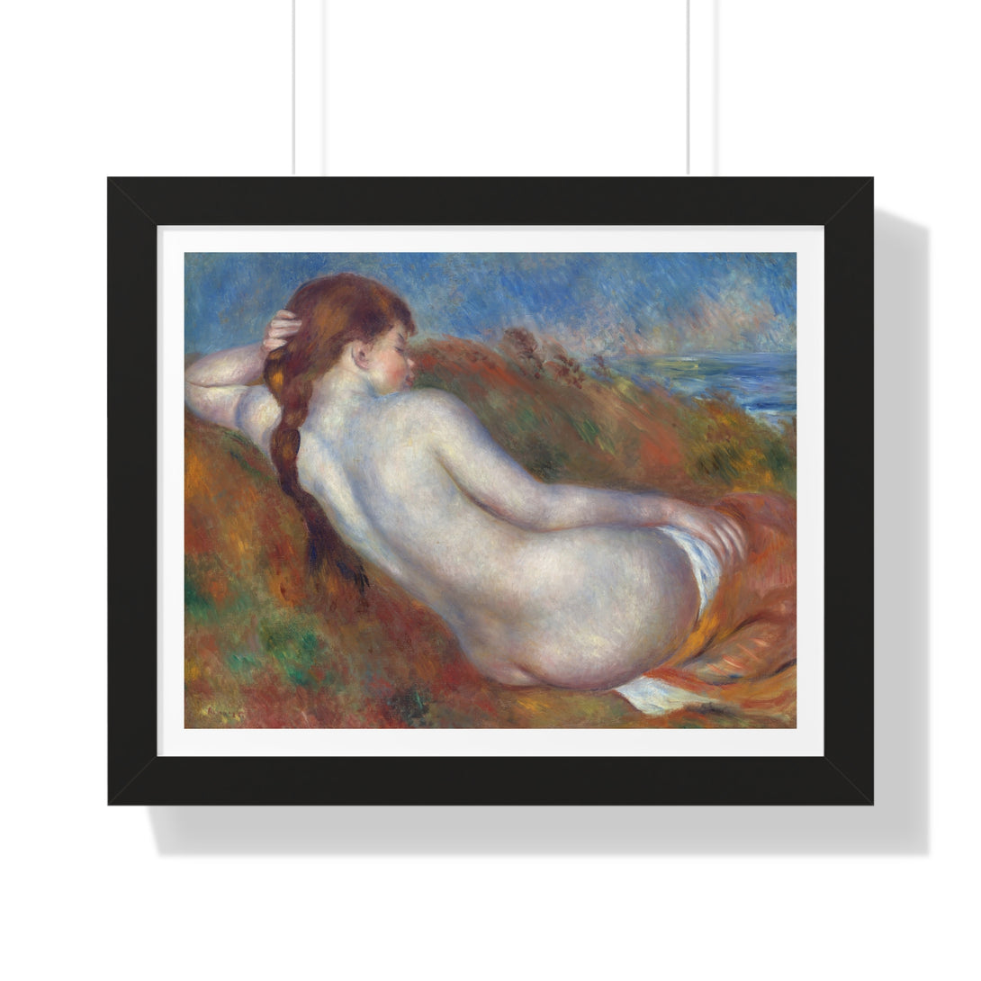 Reclining Nude by Pierre-Auguste Renoir - Framed Print - Zapista