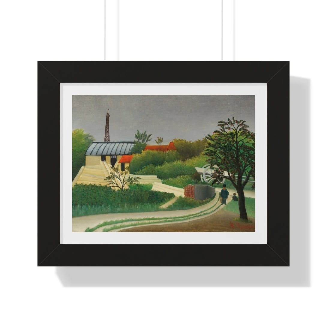 Scierie aux environs de Pari by Henri Rousseau - Framed Print - Zapista