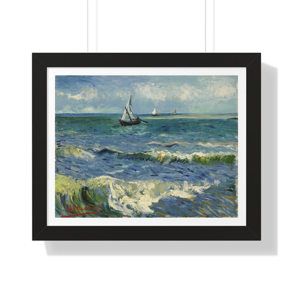 The Sea at Les Saintes-Maries-de-la-Mer - Framed Print