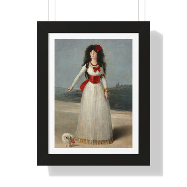 The White Duchess - Framed Print