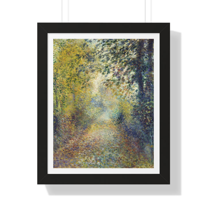 In the Woods by Pierre-Auguste Renoir - Framed Print - Zapista