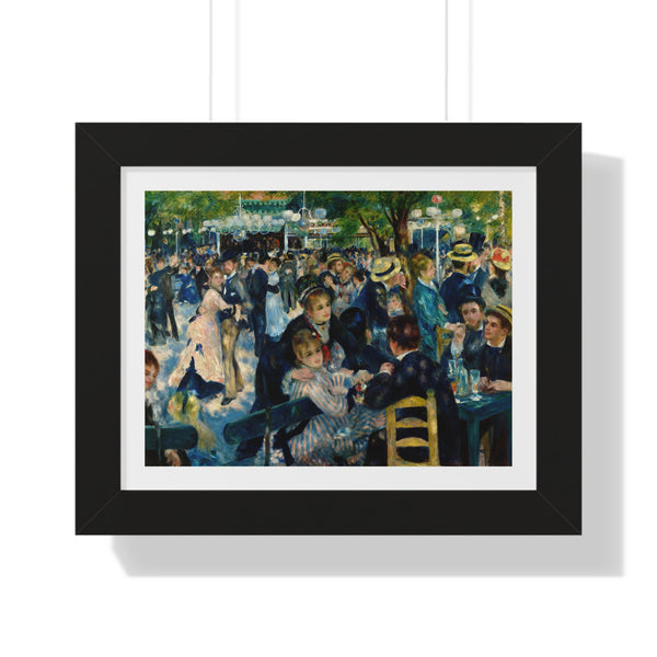 Dance at Le Moulin de la Galette by Pierre-Auguste Renoir - Framed Print - Zapista