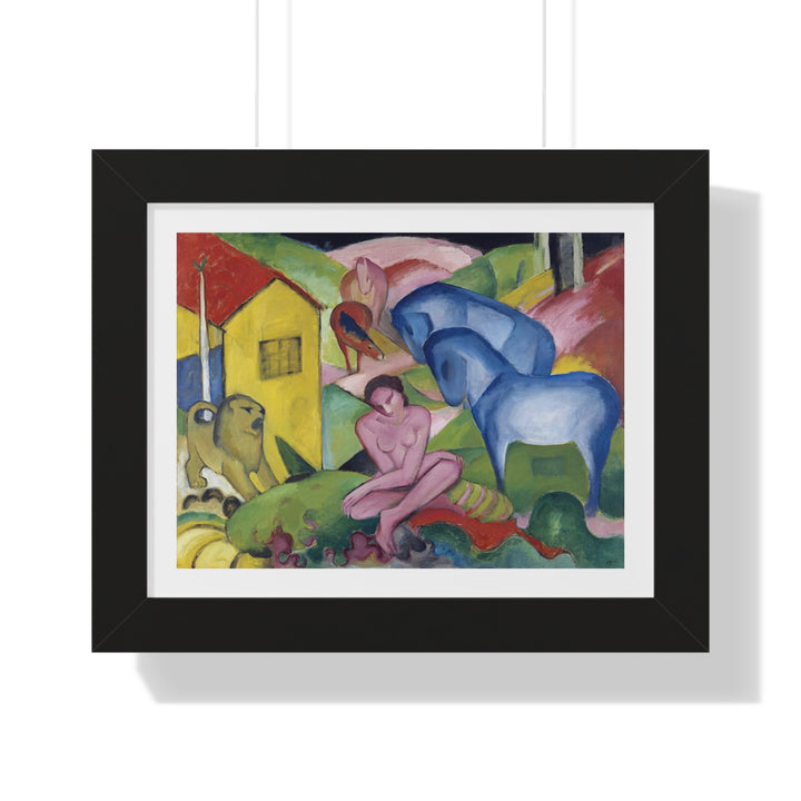 The Dream by Franz Marc - Framed Print - Zapista