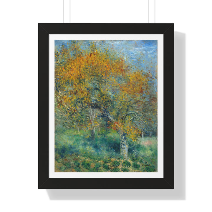 The Pear Tree by Pierre-Auguste Renoir - Framed Print - Zapista