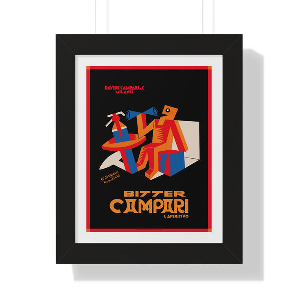 Bitter Campari L'apertivo - Framed Print - Zapista