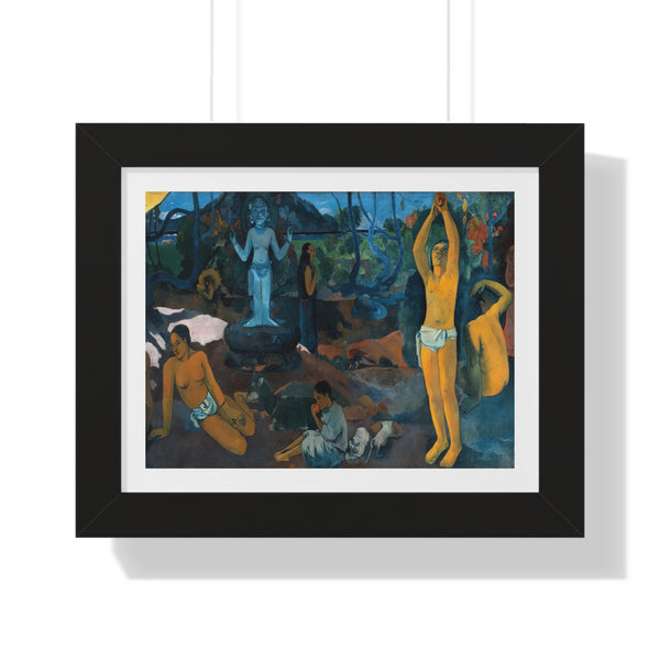 Where Do We Come From? What Are We? Where Are We Going? by Paul Gauguin - Framed Print - Zapista