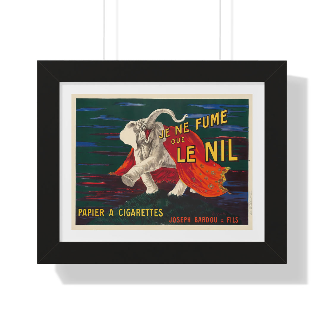 Je Ne Fume Que Le Nil by Leonetto Cappiello - Framed Print - Zapista